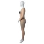 Bodysuit Sleeves Ankle Length Open Buttock